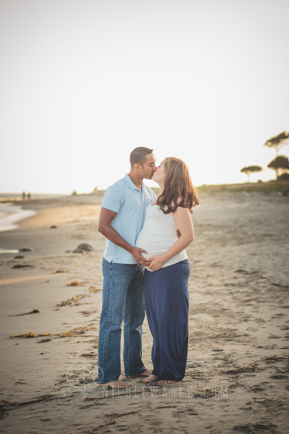 Santa Barbara Maternity Photography Portraits at the beach