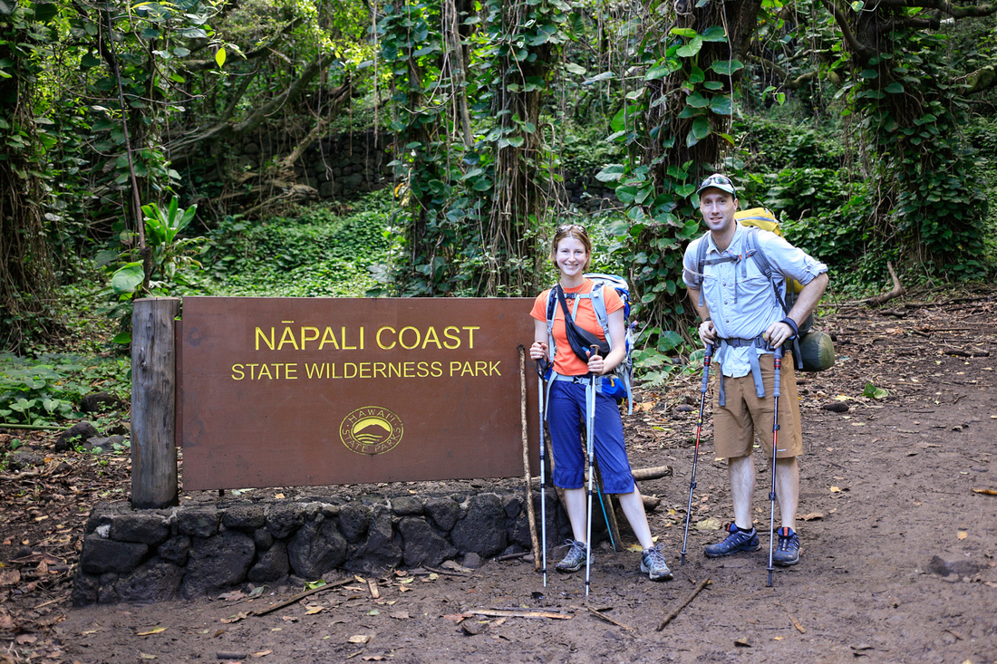 First two miles of the Na Pali Coast Kalalau Trail